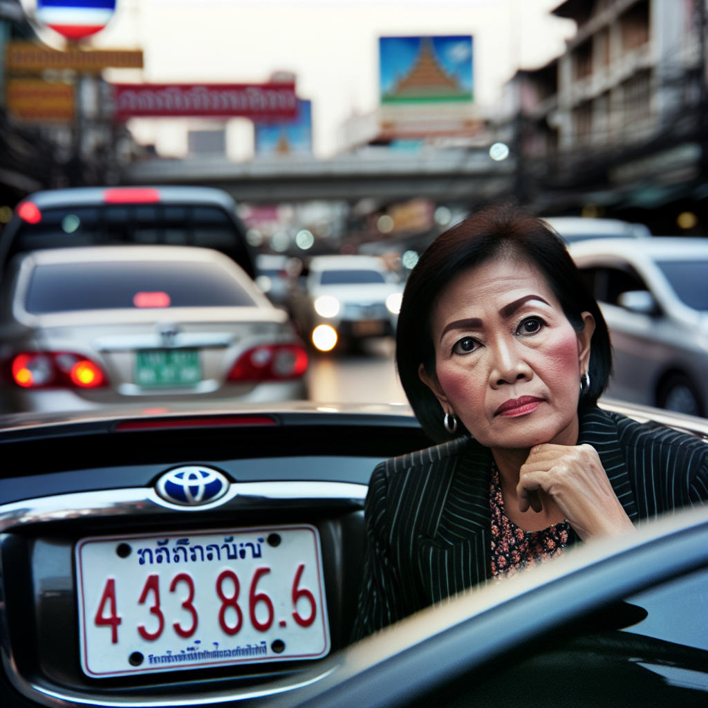 หญิง 43 ปี ขับรถใช้ป้ายทะเบียนปลอม สะท้อนปัญหาสังคมและกฎหมายที่ต้องแก้ไข